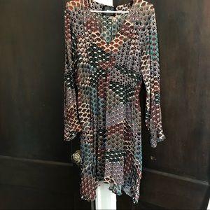 Anthropology Patterned Dress